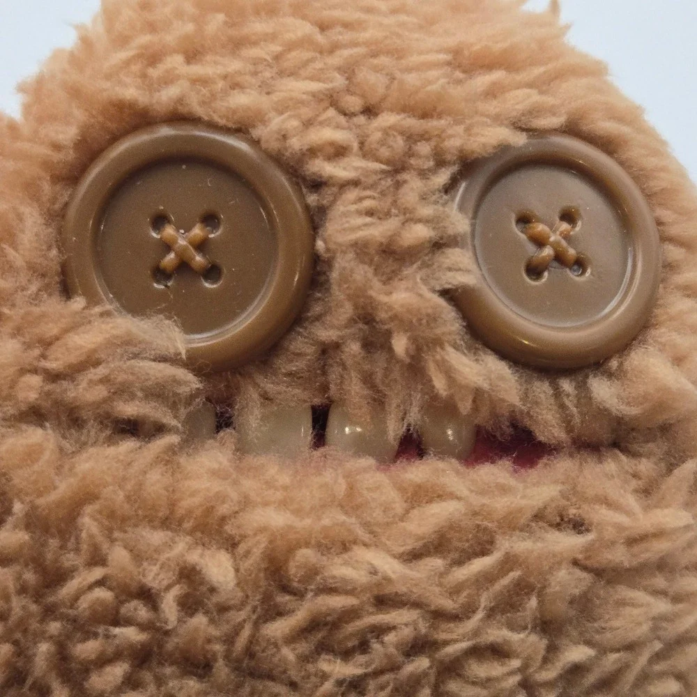 Zuru New Sir Splodgealot Fuggler Keyring Brown Monster Plush Clip Weirdcore 4in